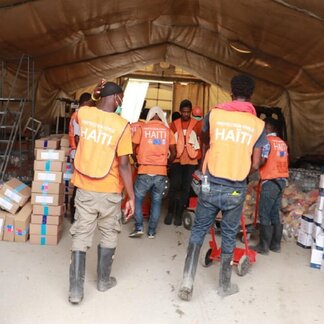 WFP staff ready to respond to the emergency food assistance in Haiti