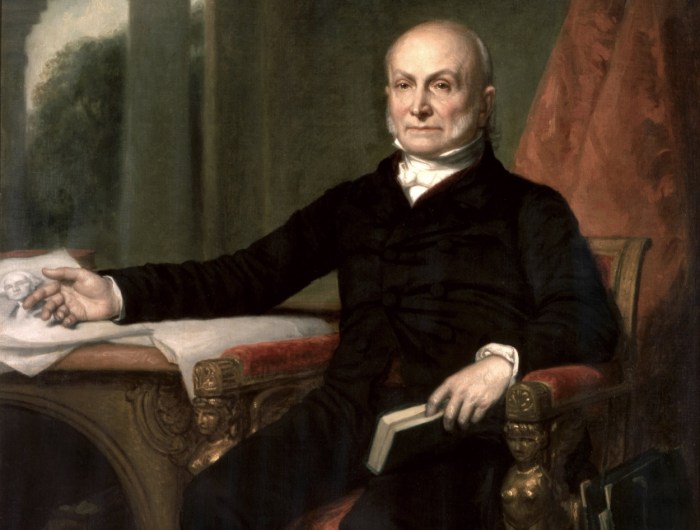 Portrait of John Quincy Adams, the 6th President of the United States