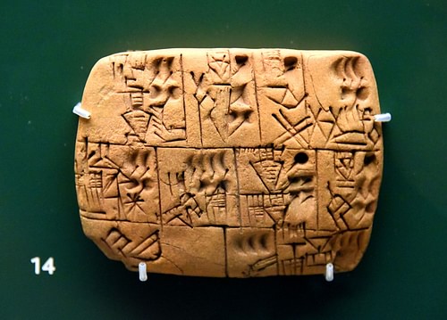 Mesopotamian Beer Rations Tablet