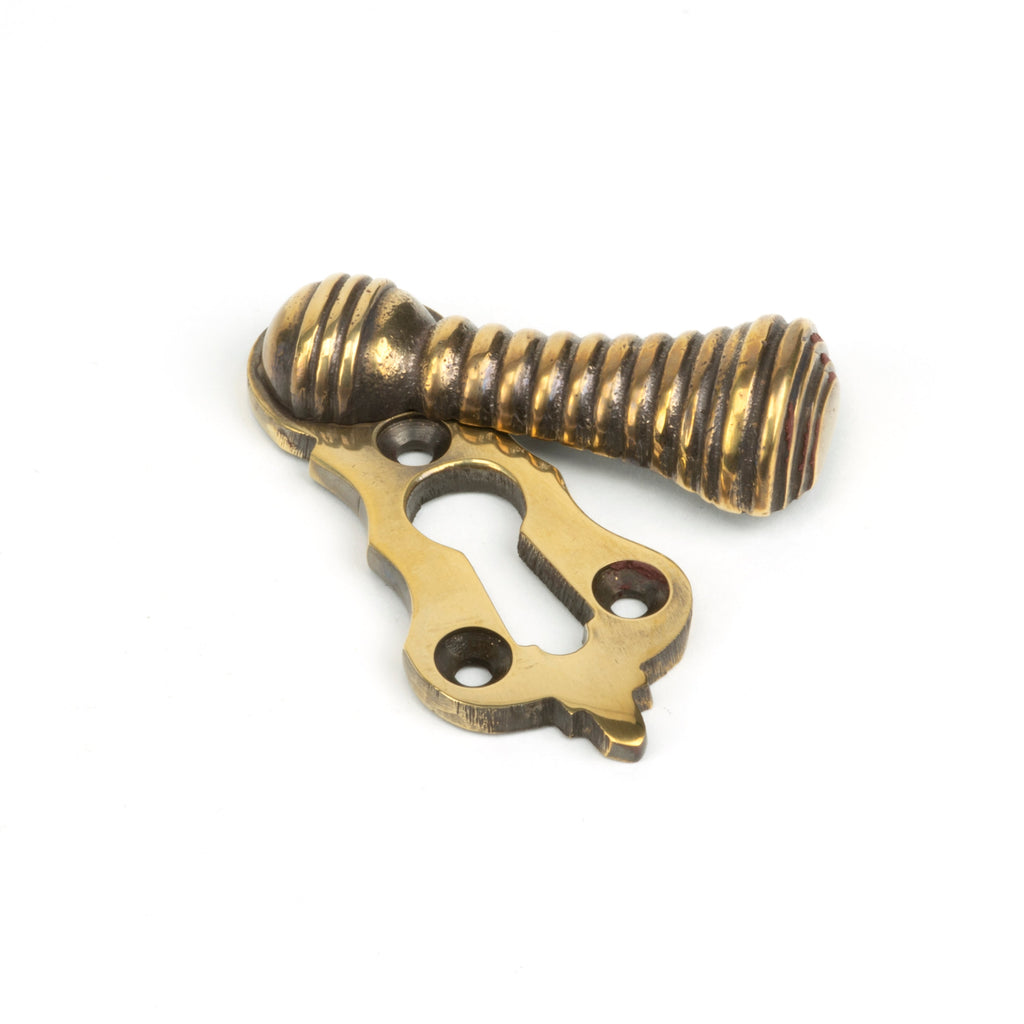 Aged Brass Beehive Escutcheon | From The Anvil-Escutcheons-Yester Home