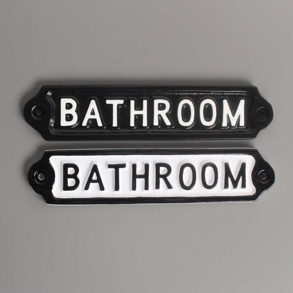 Bathroom Door Sign-Toilet Sign-Yester Home