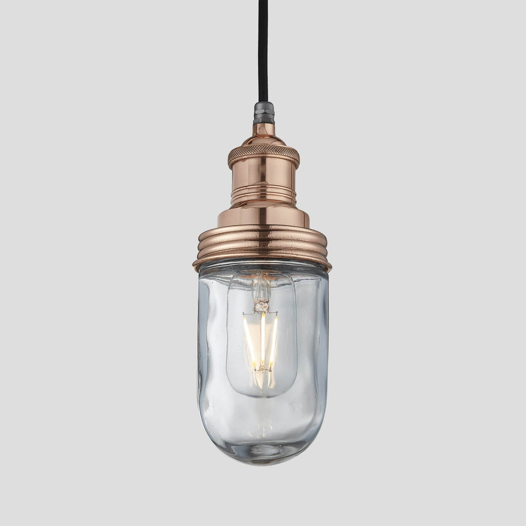 Brooklyn Outdoor & Bathroom Pendant - Copper-Ceiling Lights-Yester Home