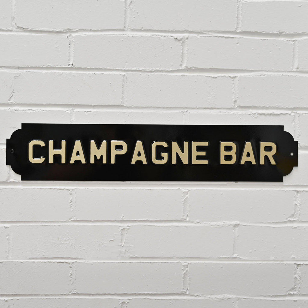 Champagne Bar Sign-Bar Signs-Yester Home