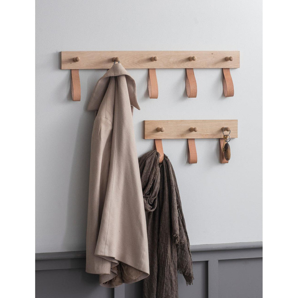 Kelston 5 Peg Rail | Natural - Coat Stands & Hooks - Garden Trading - Yester Home