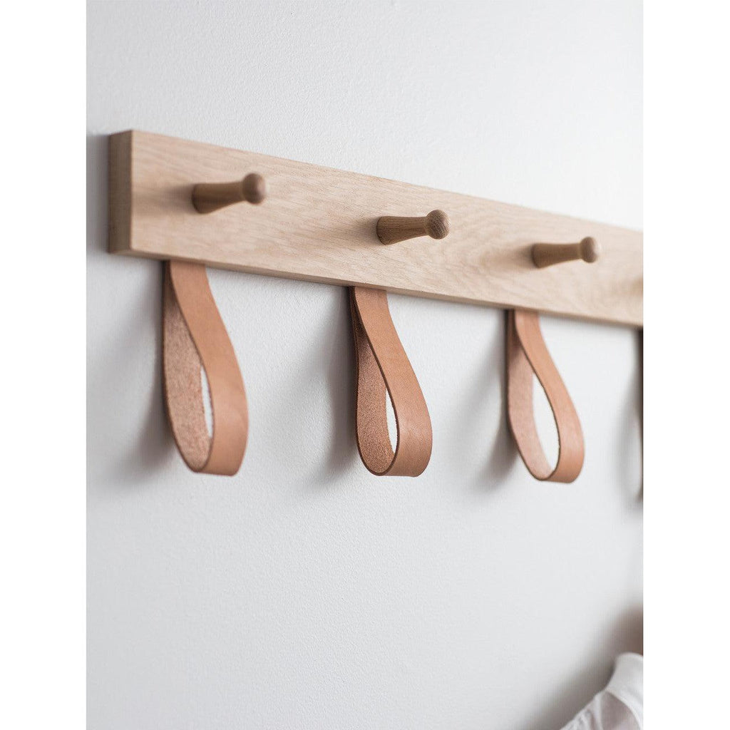 Kelston 5 Peg Rail | Natural - Coat Stands & Hooks - Garden Trading - Yester Home