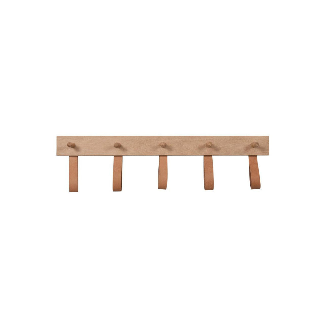 Kelston 5 Peg Rail | Natural - Coat Stands & Hooks - Garden Trading - Yester Home