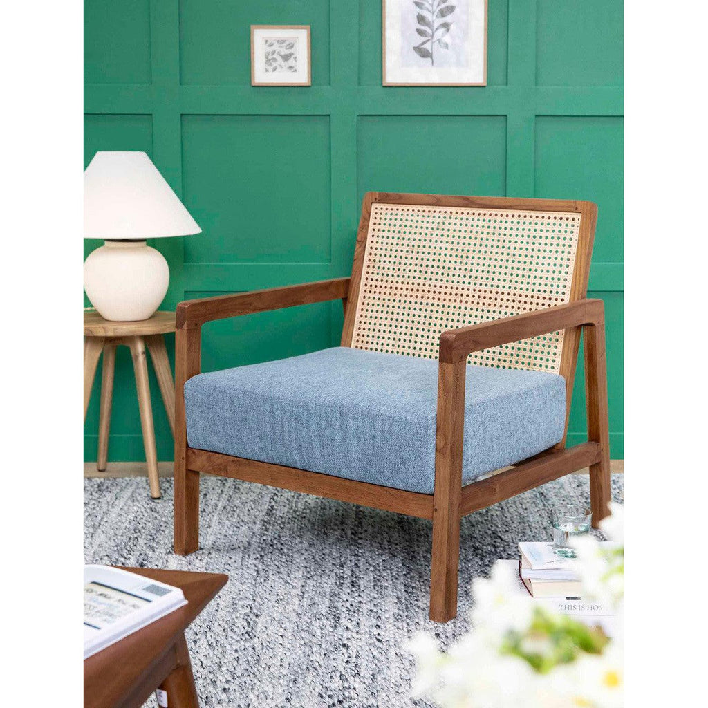 Lambourne Rattan Armchair | Natural - Sofas & Chairs - Garden Trading - Yester Home