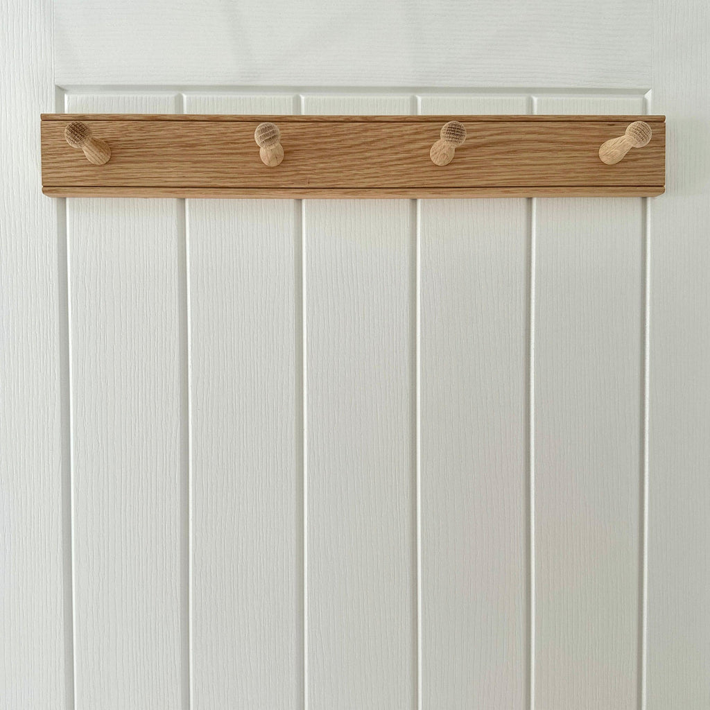 Oak Shaker Peg Rail-Pegs & Racks-Yester Home