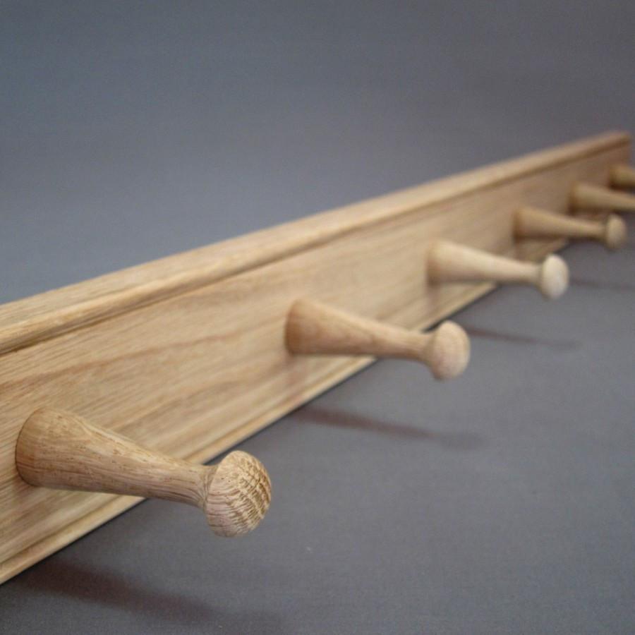 Oak Shaker Peg Rail-Pegs & Racks-Yester Home