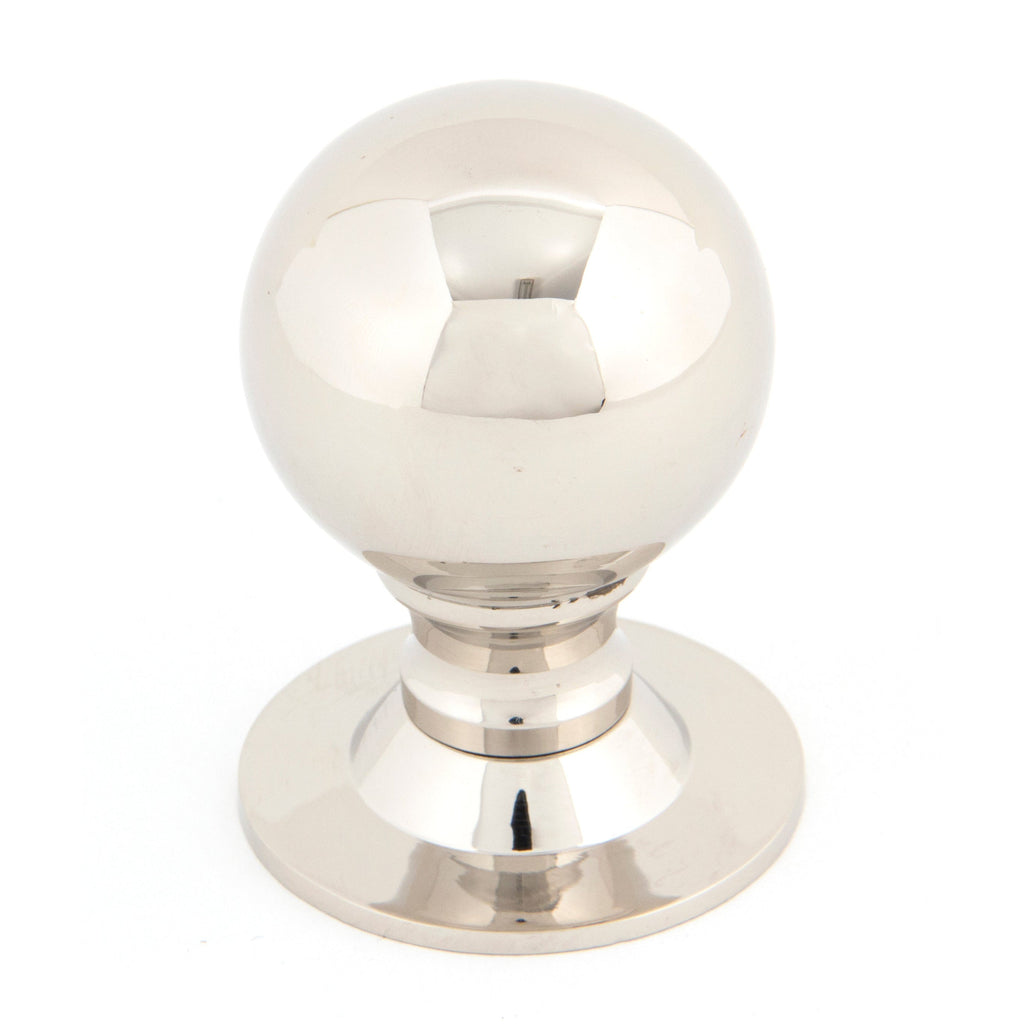 Polished Nickel Ball Cabinet Knob 39mm | From The Anvil-Cabinet Knobs-Yester Home