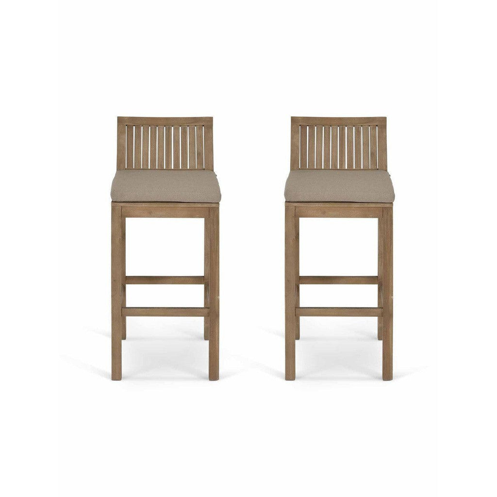 Porthallow Bar Stool | Set of 2 | Natural - Bar Stools - Garden Trading - Yester Home