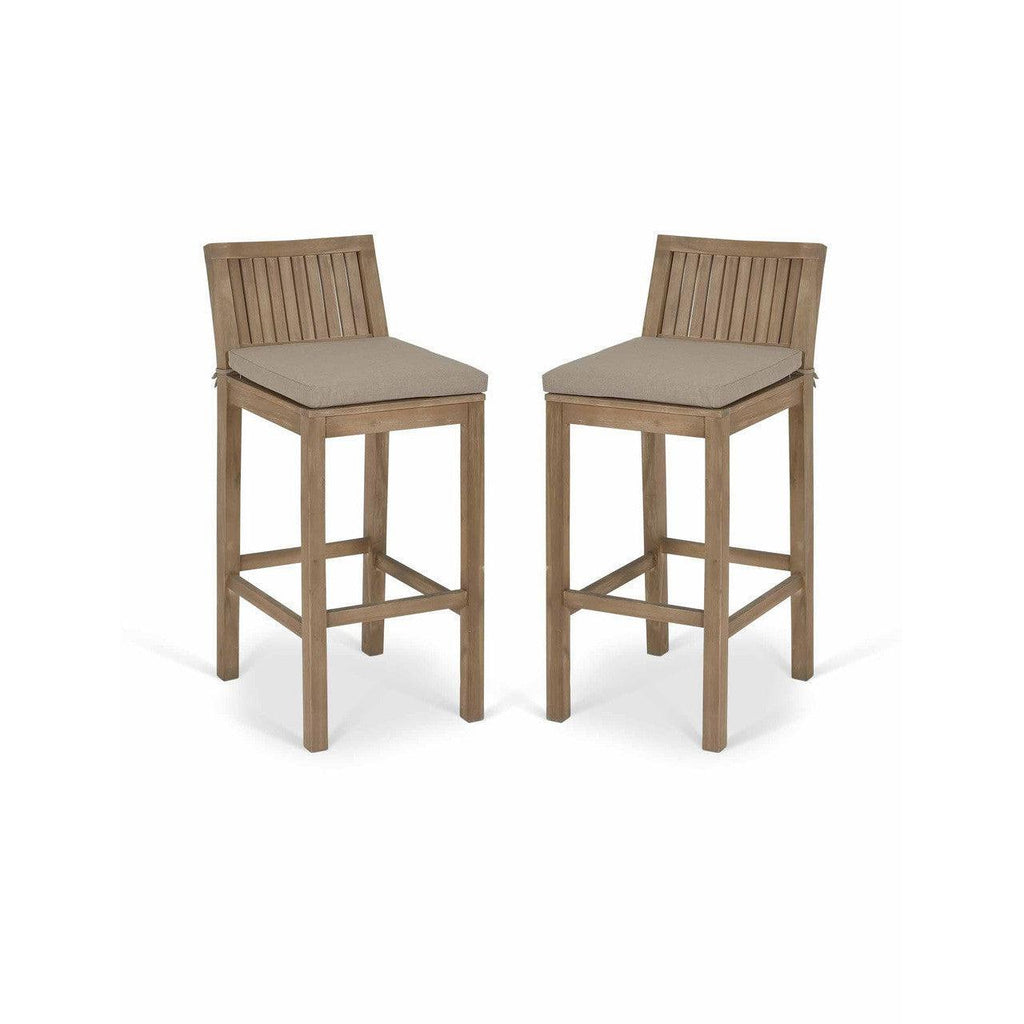 Porthallow Bar Stool | Set of 2 | Natural - Bar Stools - Garden Trading - Yester Home