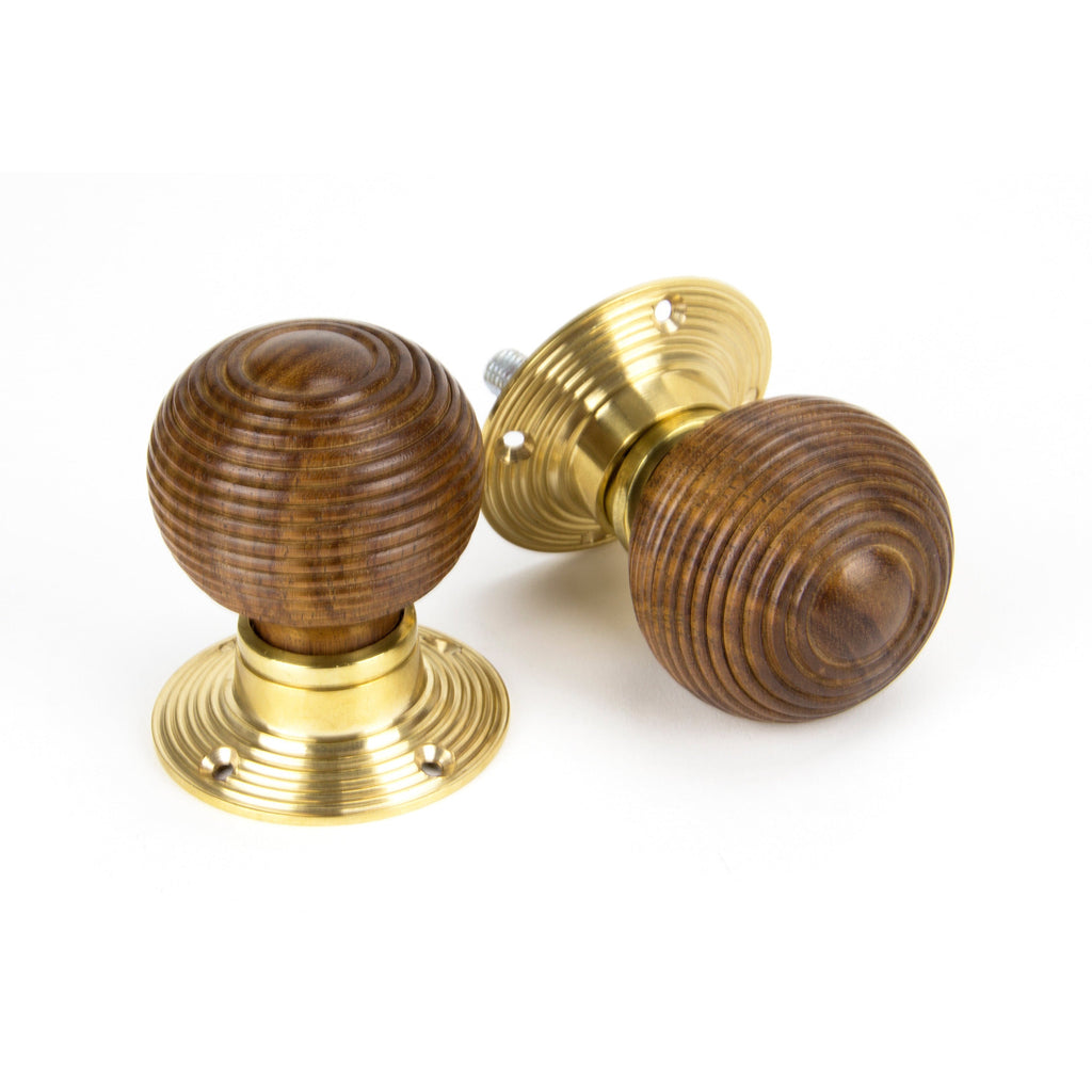 Rosewood and PB Cottage Mortice/Rim Knob Set - Small | From The Anvil-Mortice Knobs-Yester Home