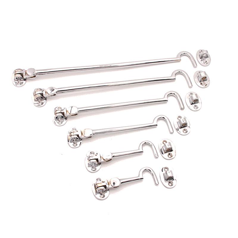 Silent Cabin Hook 3" - 75mm Polished Chrome-Cabin Hooks-Yester Home