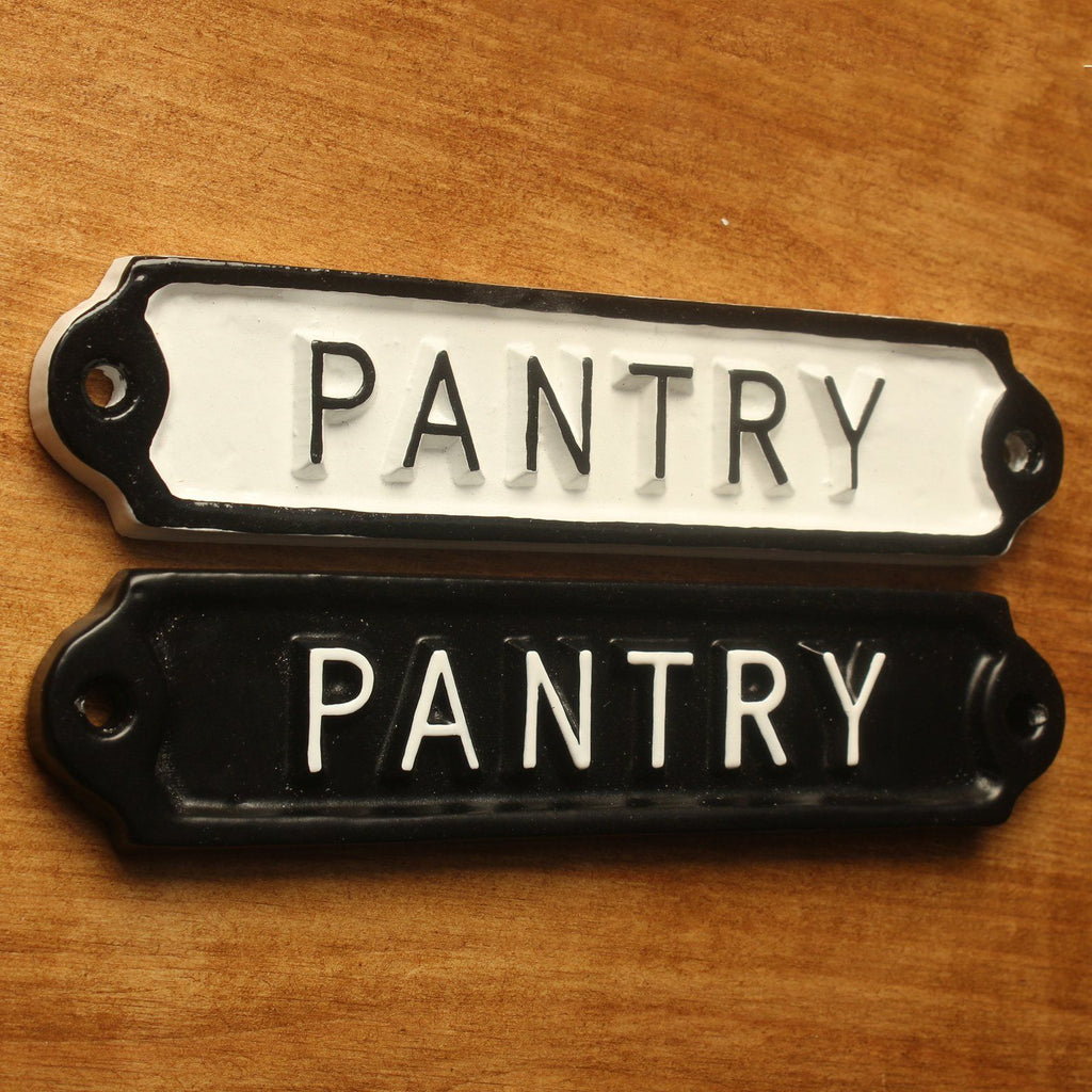 Vintage Style Pantry Sign-Room Signs-Yester Home