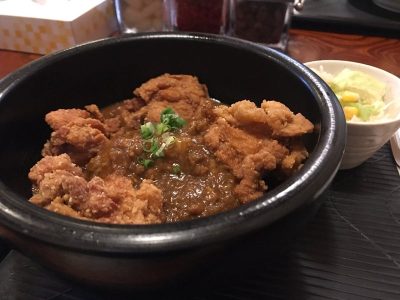 ロビンソンクルーソーカレーハウスで御殿山カレーとから揚げ食べたよ／東京・北品川