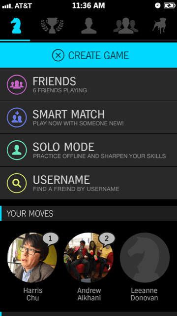 Chess with Friends Game Screenshot