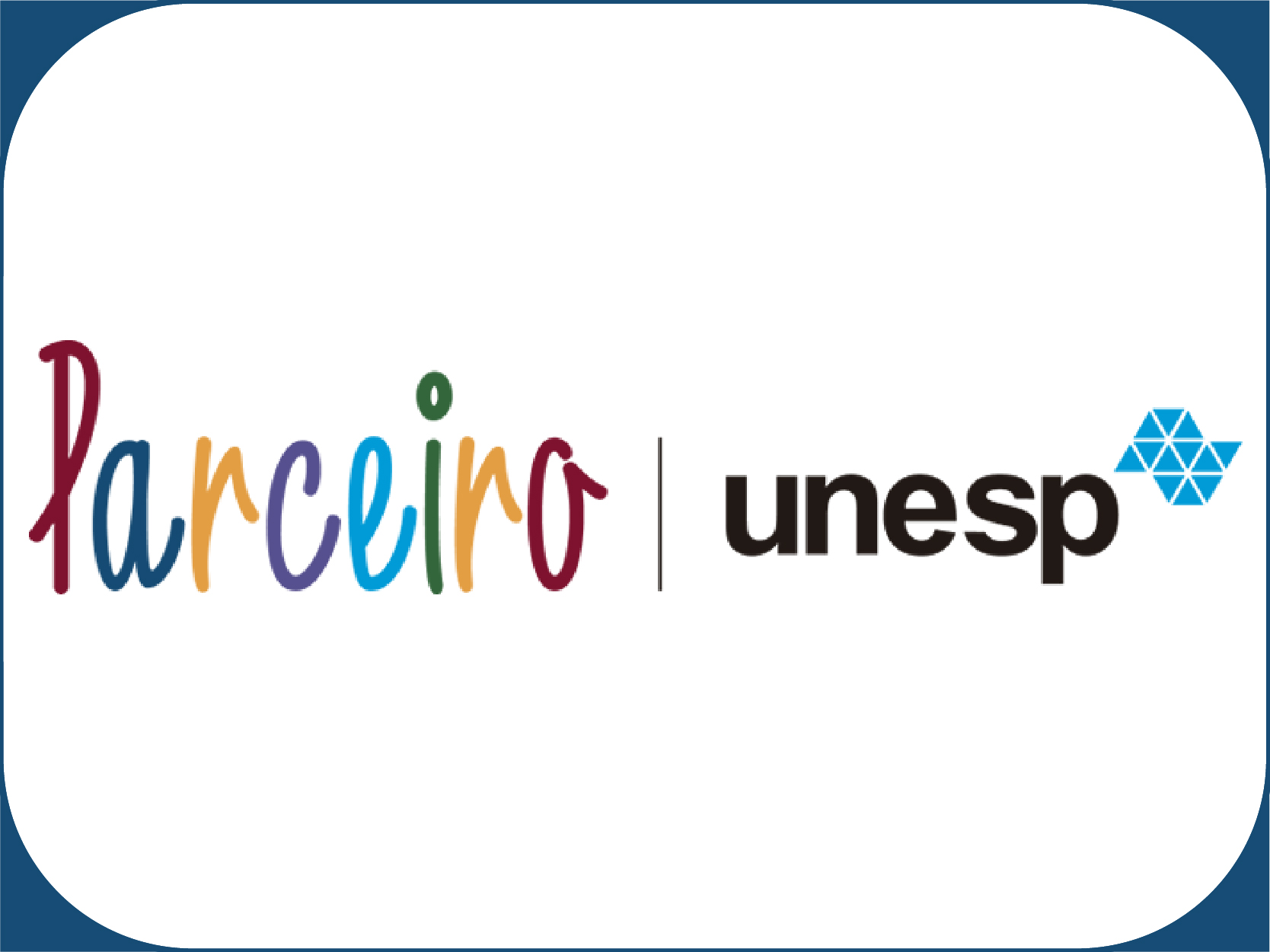 Logo do programa Parceiro Unesp