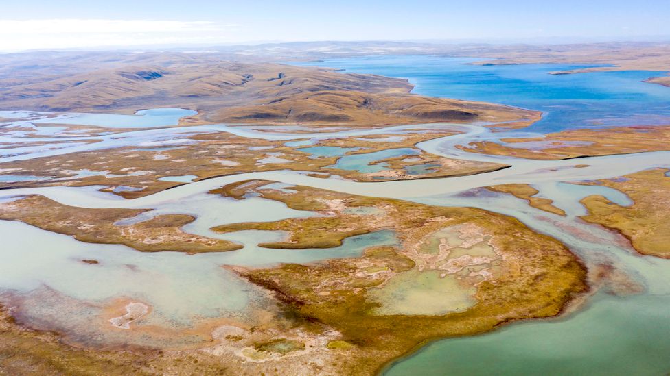 The respiration of microbes in rivers can turn pollutants from activities such as agriculture into the gases CO2, N2O and methane (Credit: Getty Images)